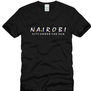 Regular Folks Nairobi Trendy Black T-shirts