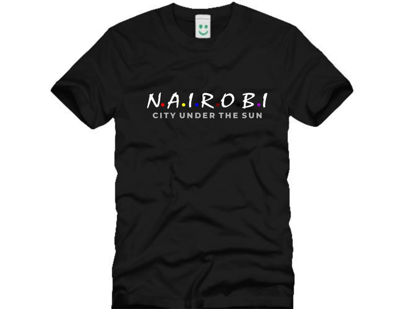 Regular Folks Nairobi Trendy Black T-shirts