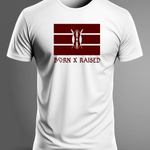 Regular Folks Born & Raised White T-shirts