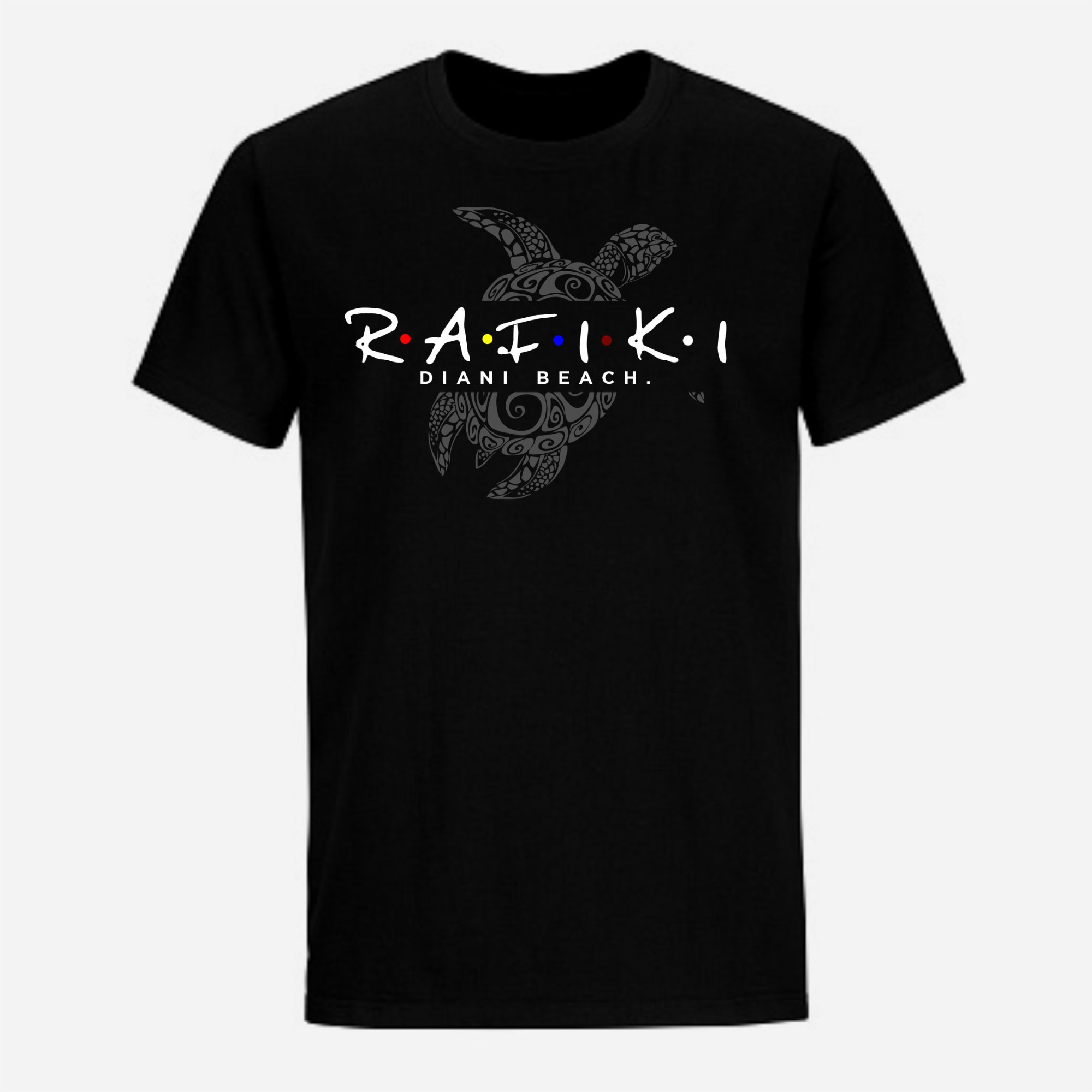 Regular Folks Diani Trendy Black T-shirts