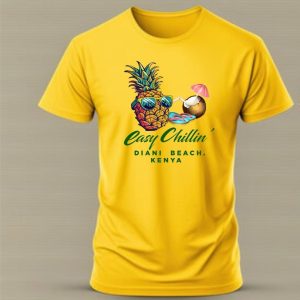 Regular Folks Diani Trendy Yellow T-shirts