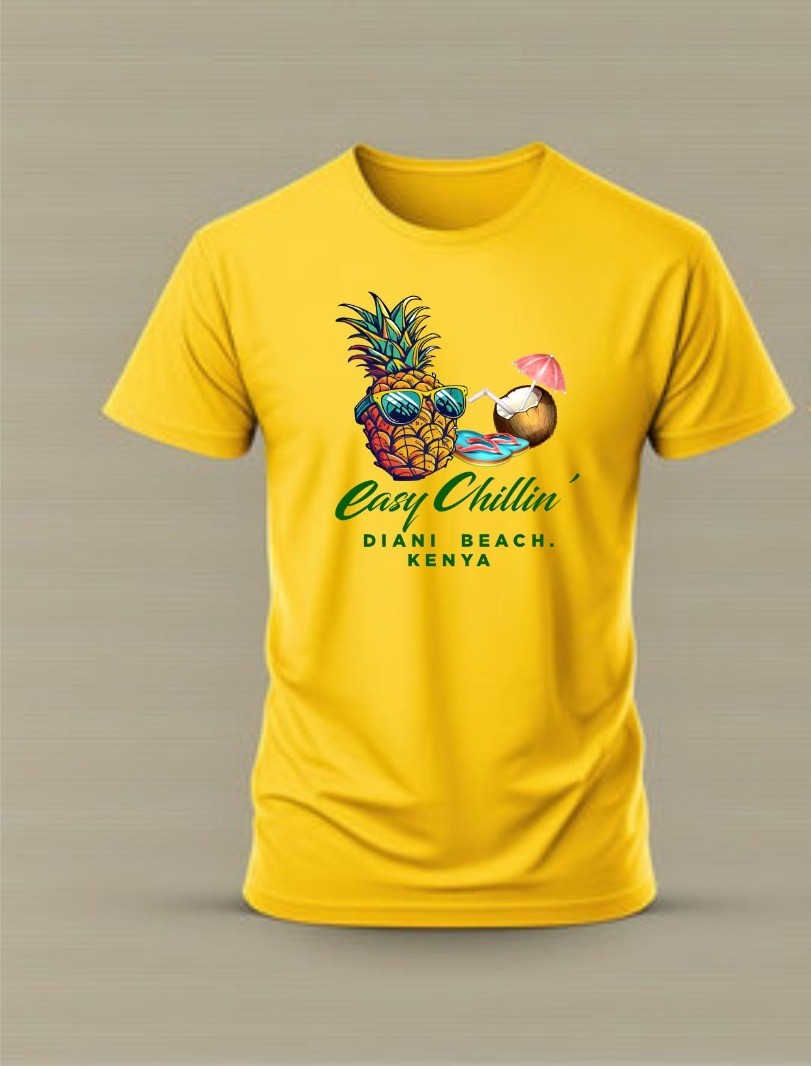 Regular Folks Diani Trendy Yellow T-shirts