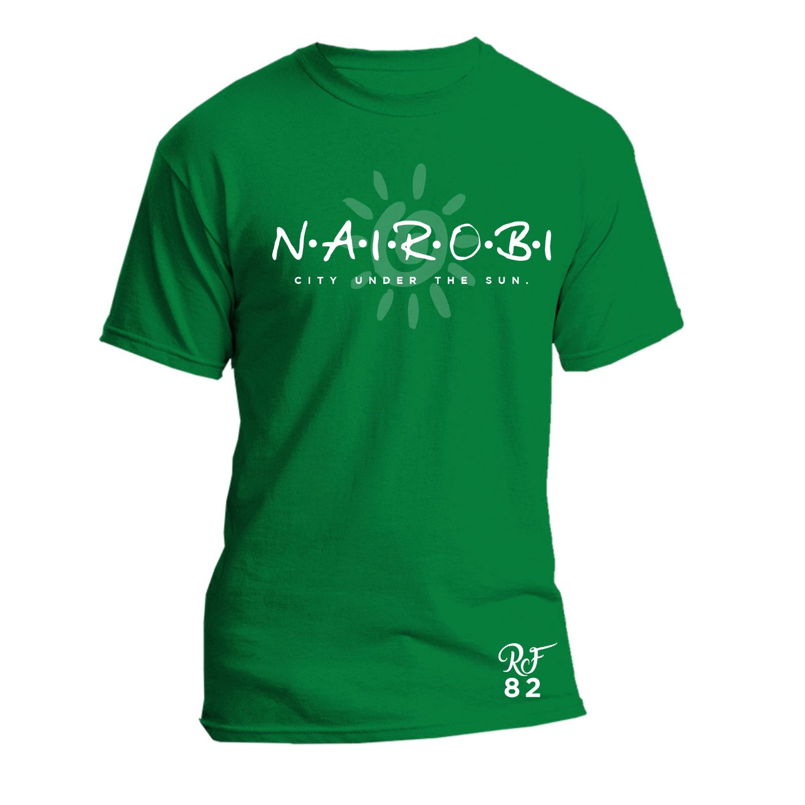 Regular Folks Nairobi Trendy Green T-shirts