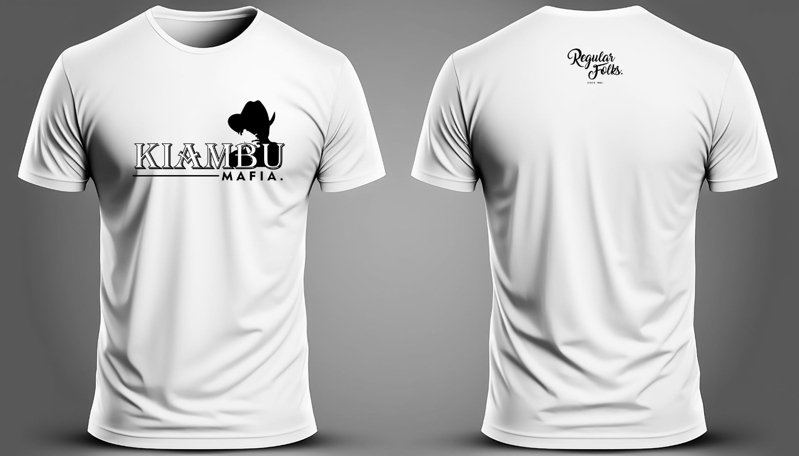 Regular Folks Kiambu White T-shirts - Image 2